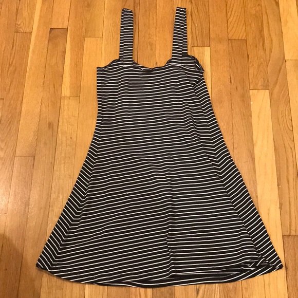 Brave Soul Nautical Navy Stripe Dress Size Small - Picture 3 of 3